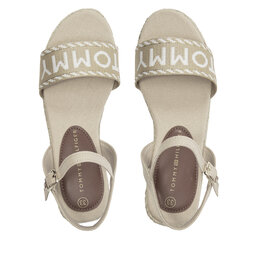 

Еспадрильї Tommy Hilfiger Rope Wedge Sandal T3A7-33287-0890 M Beige 500, Бежевий
