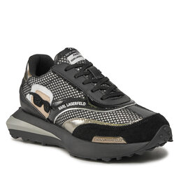 KARL LAGERFELD Tenisice KARL LAGERFELD KL62931N Black Lthr/Textile Mono 40X