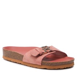 Tommy Hilfiger Šľapky Tommy Hilfiger Th Mule Sandal Slide FW0FW07071 Roasted Malt GSI