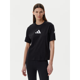 adidas adidas Marškinėliai Z.N.E. JJ4778 Juoda Regular Fit