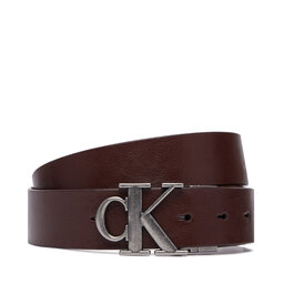 Calvin Klein Gürtel Calvin Klein Ck Buckle Tumbled 35Mm Adj/Rev LV04D7049G Braun