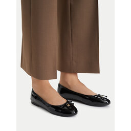 Tommy Hilfiger Ballerinas Tommy Hilfiger Hilifger Patent Ballet FW0FW09005 Schwarz