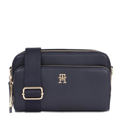 Tommy Hilfiger Sac à main Tommy Hilfiger Iconic Tommy Camera Bag Solid AW0AW15207 Black BDS