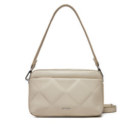 Calvin Klein Borsetta Calvin Klein Diamond Quilt Camera Bag W/Pkt K60K612907 Beige