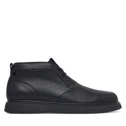 Tommy Hilfiger Halbschuhe Tommy Hilfiger Comfort Leather Chukka FM0FM06075 Schwarz