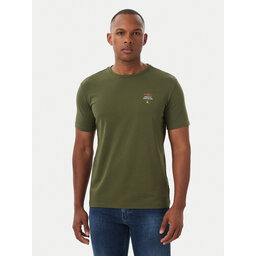 Aeronautica Militare Aeronautica Militare Футболка Girocollo AM1UTI005 Хакі Regular Fit