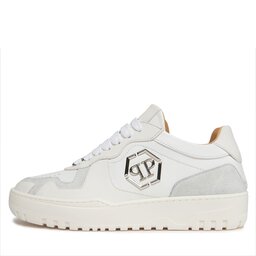 

Снікерcи PHILIPP PLEIN Mix Leather Lo Top Sneakers SADS USC0545 PLE010N 01 White, Білий