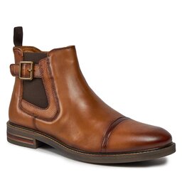 Salamander Kotníková obuv s elastickým prvkem Salamander 31-66302-17 Cognac