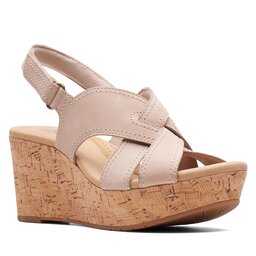 Clarks Sandalen Clarks Rose Erin 26171308 Sand Nubuck