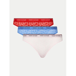Tommy Hilfiger Tommy Hilfiger Set od 3 para klasičnih gaćica UW0UW04897 Šarena