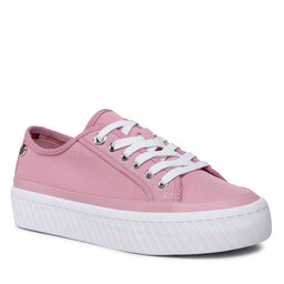 Tommy Hilfiger Πάνινα παπούτσια Tommy Hilfiger Platform Vulcanized Sneaker FW0FW07156 Soothing Pink TQS