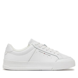 Tommy Hilfiger Αθλητικά Tommy Hilfiger Th Court Mix Lth FM0FM05489 Λευκό