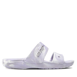

Шльопанці Crocs Classic Crocs Marbled Sandal 207701 Lavender/Multi, Фіолетовий