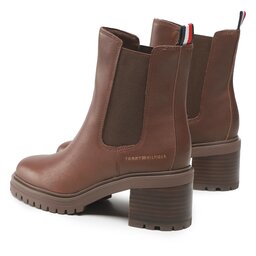 

Ботильйони Tommy Hilfiger Outdoor Chelsea Mid Heel Boot FW0FW06737 Truffle Brown GT7, Коричневий