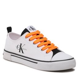Calvin Klein Jeans Sneakers Calvin Klein Jeans Low Cut Lace-Up Sneaker V3X9-80567-089 S White/Black