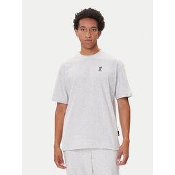 On On Camiseta Club-T 1ME1005 Gris Relaxed Fit
