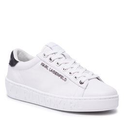 KARL LAGERFELD Sneakersy KARL LAGERFELD KL61020 White Lthr