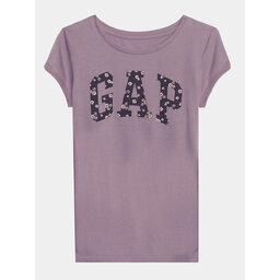 Gap Gap Marškinėliai 794900-01 Violetinė Regular Fit