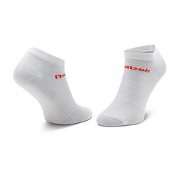 

Набір 3 пар низьких шкарпеток unisex Reebok Act Core Low Cut Sock 3P GN7764 White/Dynred/White/Coublu, Білий