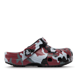 

Шльопанці Crocs Classic Camo Clog T 207593 Black/Red, Червоний