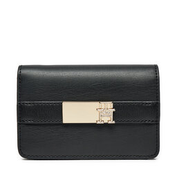 Tommy Hilfiger Velká dámská peněženka Tommy Hilfiger Th Heritage Slim Med Wallet AW0AW16916 Černá