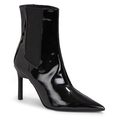 Calvin Klein Stiefeletten Calvin Klein Geo Stiletto Chelsea Boot 90-Pat HW0HW01809 Ck Black BEH