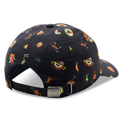 

Бейсболка Vans Wm Court Side Printed Hat VN0A34GRZVA1 Black/Evening Primrose, Чорний