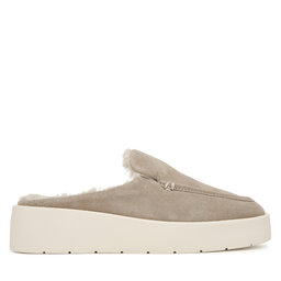 Calvin Klein Pantoletten Calvin Klein Flatform Mule Suede Wl HW0HW03182 Beige
