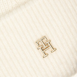 

Шапкa Tommy Hilfiger Th Evening Pompom Beanie AW0AW15390 Ancient White YBH, Білий