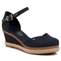 Tommy Hilfiger Alpargatas Tommy Hilfiger Basic Closed Toe Mid Wedge FW0FW04787 Desert Sky DW5
