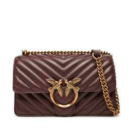 PINKO Handtasche PINKO Love One Mini Dc AI 25-26 PLTT 100074 A0GK Dunkelrot