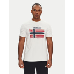 Napapijri Napapijri T-Shirt S-Lari NP0A4IE52061 Λευκό Regular Fit