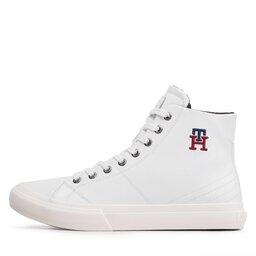 

Снікерcи Tommy Hilfiger Th Hi Vulc Street Leather FM0FM04739 White YBS, Білий