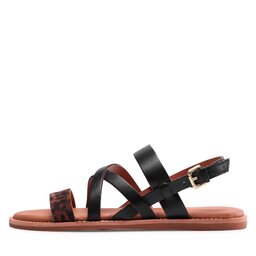 

Босоніжки Clarks Karsea Sun 261660304 Leopard Prt Comb, Чорний