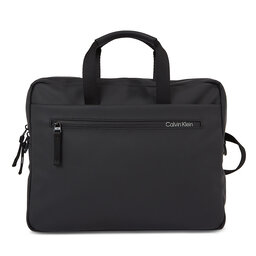 Calvin Klein Sac ordinateur Calvin Klein Rubberized Slim Conv Laptop Bag K50K510796 Ck Black BAX