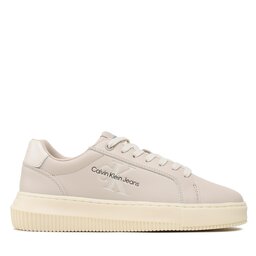 

Снікерcи Calvin Klein Jeans Chunky Cupsole Laceup Lth Pearl YW0YW01096 Eggshell/Pearlized Creamy White ACF, Бежевий