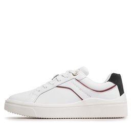 

Снікерcи Tommy Hilfiger Feminine Court FW0FW07122 White/Rwb 0K9, Білий