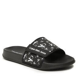 Calvin Klein Jeans Mules / sandales de bain Calvin Klein Jeans Logo Maxi Velcro Pool Slide V3B0-80634-1172 S Black 999