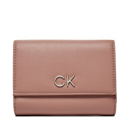 Calvin Klein Nagy női pénztárca Calvin Klein Re-Lock Trifold Md K60K608994 Ash Rose VB8