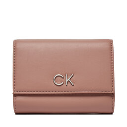 Calvin Klein Portafoglio grande da donna Calvin Klein Re-Lock Trifold Md K60K608994 Ash Rose VB8
