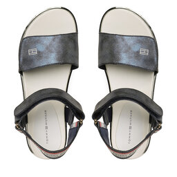 

Босоніжки Tommy Hilfiger Platform Velcro Sandal T3A2-32760-0568 S Blue 800, Cиній