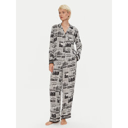 DKNY DKNY Pidžama YI90033 Crna Relaxed Fit