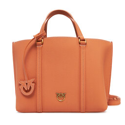 PINKO Torebka PINKO Carrie Shopper Classic AI 24-25 PLTT 102833 Pomarańczowy