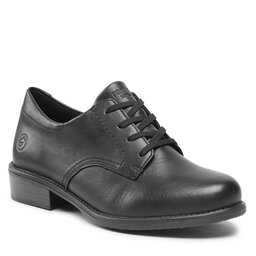 Remonte Oxford Schuhe Remonte D0F01-00 Schwarz