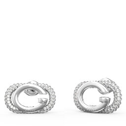 Guess Auskarai Guess JUBE04 511JW Sidabrinė