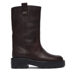 Tommy Jeans Stiefel Tommy Jeans Tjw Tubular Mid Boots EN0EN03111 Dunkelbraun