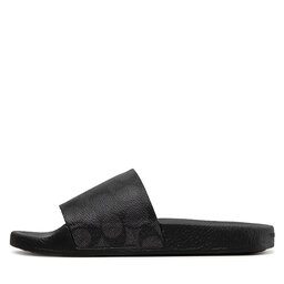

Шльопанці Coach Udele Coated Canvas G3759 Charcoal/Black, Чорний