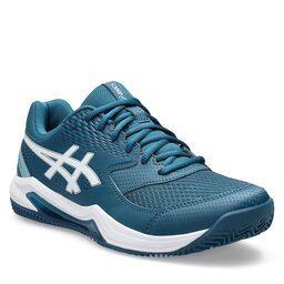 Asics Pantofi Asics Gel-Dedicate 8 Clay 1041A448 Restful Teal/White 400