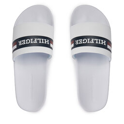 

Шльопанці Tommy Hilfiger Corporate Hilfiger Pool Slide FM0FM04911 White YBS, Білий