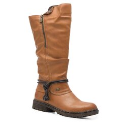 Rieker Čižmy Rieker Z4758-24 Hnedá